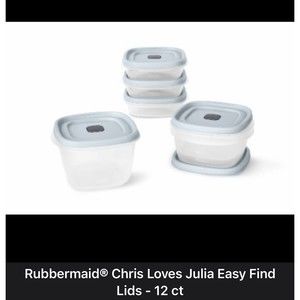 Chris loves Julia Rubbermaid Tupperware set 12pc, Brand New in box!
